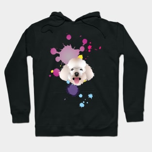 Dog With a Splash of Color Hoodie